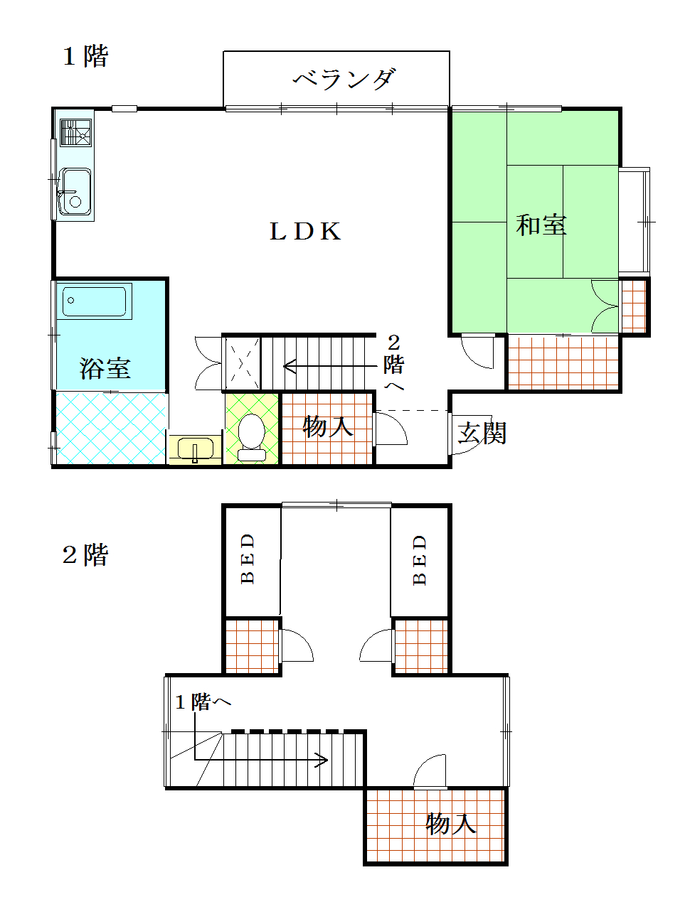 レイクニュータウン 区画：764-1